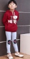 Children's T-shirt Bear Kids Hooded Sweater