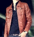 Leather Jacket / Coat, Men's Noble Elegant Jacket