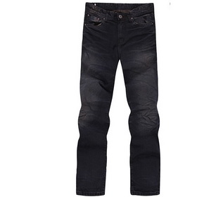 Men's Straight Waist Straight Leg Loose Leg Black Jeans