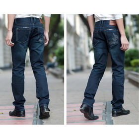 Men's Printing Breathable Painted Cotton Jeans