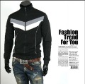 Men's Breathable Eco-Friendly Winter Stand Collar Cotton Zipper Jacket