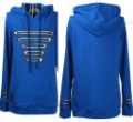 Blue Napoleon Military Uniform Style Restoring Ancient Ways British Wind Personality Fleeces