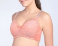 Pregnant Women Front Closure Wide Shoulder Strap Printing Cotton Nursing Bra