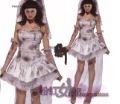 Female Light Pink Bud Silk Halloween Costume