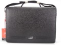 Men Zipper & Hasp PU Leather Briefcase