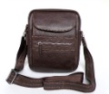 Brand New Design Real Leather Men's Coffee Shoulder Messenger Bag