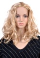 Ladies' Capless Long Synthetic Golden Big Curly Wavy Hair Wigs