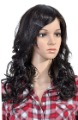 Ladies' Long Synthetic Black Super Wave Full Lace Wigs