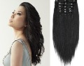 20 Inch Clip in Hair Extension 100% Remy Human Hair Full Lace Wigs
