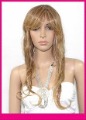 Best Selling Synthetic Hair Gold Color Full Lace Wig
