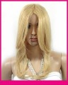 Gold Color the Long Fringe of Hair be Long to Curl Full Lace Wigs