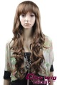 Synthetic Neat Bang Fashion Curl Full Lace Wigs
