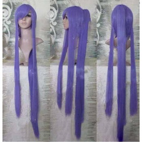 Synthetic Long Straight Kamui Gakupo Ponytail Cosplay Wig