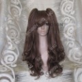 Lolita Cosplay Wig Long Wavy Curly Ponytail