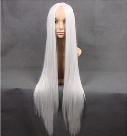 Silver White Hatsune Vocaloid Miku Cosplay Wig