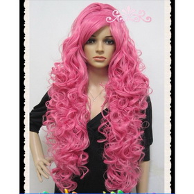 Pink Vocaloid Luka Megurine Ryuu No Naku Cosplay Wig