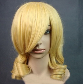 Golden Lace Front Long Wavy Method Francis Cosplay Wig