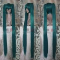 Greenblack Vocaloid Hatsune Miku Straight Long Party Wig