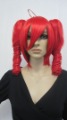 Red Anime Cos Long Vocaloid MIKU Curly Synthetic Costume Wig