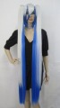 Anime Cos Long Miku White BLue 2 Ponytail Synthetic Costume Wig