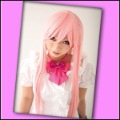 Pink Vocaloid Heat-resistant Long Straight Cosplay Wigs