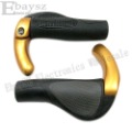 Multi - Position Cycling Grips Mini Bicycle Bar End Handlebar Gold DZ - 219