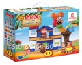 Children Plastic Swine Foo Fighting Series Educational Building Blocks