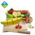 Wooden Red & Yellow & Green With Different Shapes Blocks