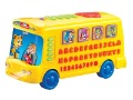 Educational Toys Funny Bus Multifunctional Learning Toy Chinese / English / Spanish Alphabet Learning Toy