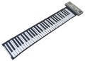 Small Foldable with MIDI Digital Roll-up Soft Black & White Keyboard Piano