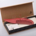 Red Supper Durable Wide-toothed Wood Comb