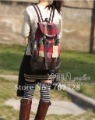 Lattice Nylon & Polyester With Many Buttons School Backpacks