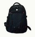 Black Nylon With Mesh Laptop Backpacks
