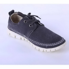 Men's Genuine Leather Lace-up Zipper Basketball Sneakers