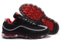 Men's Black Genuine Leather Mesh Breathable Skidproof Basketball Shoes