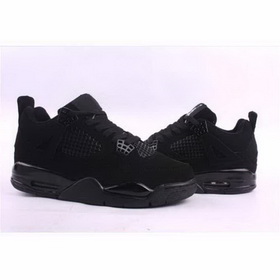 Men's Black Air Cushion Genuine Leather Basketball Shoes