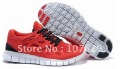 Rubber Lining Silk Skin Lace-up Ventilating Men's Running Shoes
