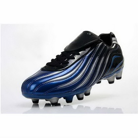 Men's Colourful Breathable Side Lace-up Stripes Design Soccer Shoes
