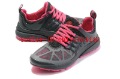 Women's Grey and Pink Lace-up Net Surface Breathable Basketball Shoes
