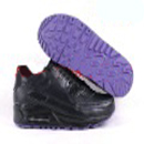 Women's Black Soft Surface Rubber Sole Sports Shoes