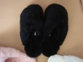 Women Fashion Rabbit Fur Warm Indoor Slippers
