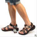 Male Durable Rubber Soles Takou Absorber Pads Gray Colour Ribbon Wear-resisting Waterproof Prevent Slippery Outdoor Sandals