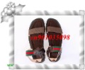 Brown Rubber Sole Men's Leisure Elastic Band Sandals