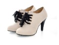 Women's Lace-Up Comfortable Genuine Leather High Heeled Sandals