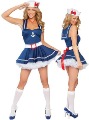 Sweet Girl Sexy Costumes Includes Dress with Attached Collar, Belt and Hat with Bow