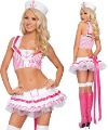 Women Acrylic Spandex Police Sailor Sexy Costumes