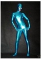 Metallic Blue Lycra Zentai Spandex Unisex Catsuit