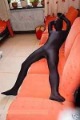 Spandex Unisex Black Sexy Lycra Zentai