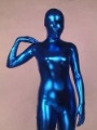 Unisex Durable Breathable Metallic Lycra Spandex Zentai