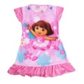 Little Girl's Pink Short Sleeve Dora Sleepwear